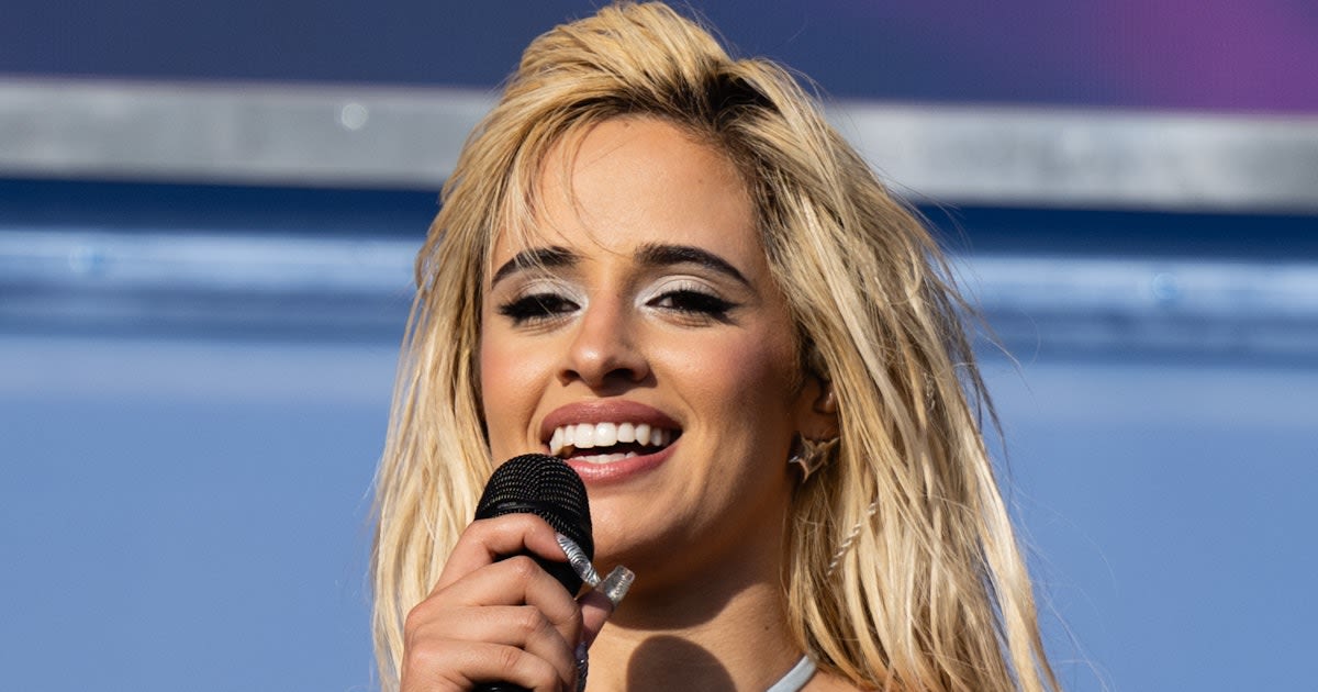 Camila Cabello Just Channeled Pamela Anderson With Her Sultry, Platinum Updo