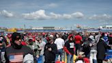 Donald Trump flies VP contender Doug Burgum with him to massive rally in Wildwood, NJ