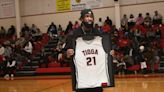 Tioga High School retires jersey of Aaron Epps, former LSU, pro basketball player