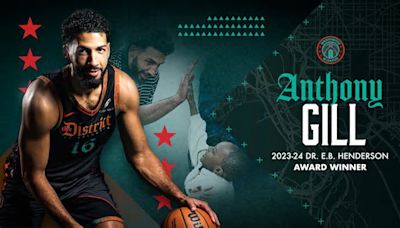 Anthony Gill named recipient of annual Washington Wizards Dr. E.B. Henderson Team Award