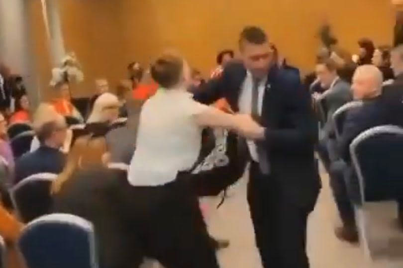 Student 'forcibly thrown out' of Nancy Pelosi event in Dublin over 'Zionist warmonger' comments