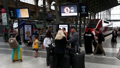 Watch live: Olympics travel chaos in Paris as vandals target high-speed rail tracks