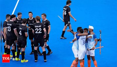 Paris Olympics: Harmanpreet's late strike hands India 3-2 win over New Zealand in men's hockey | Paris Olympics 2024 News - Times of India