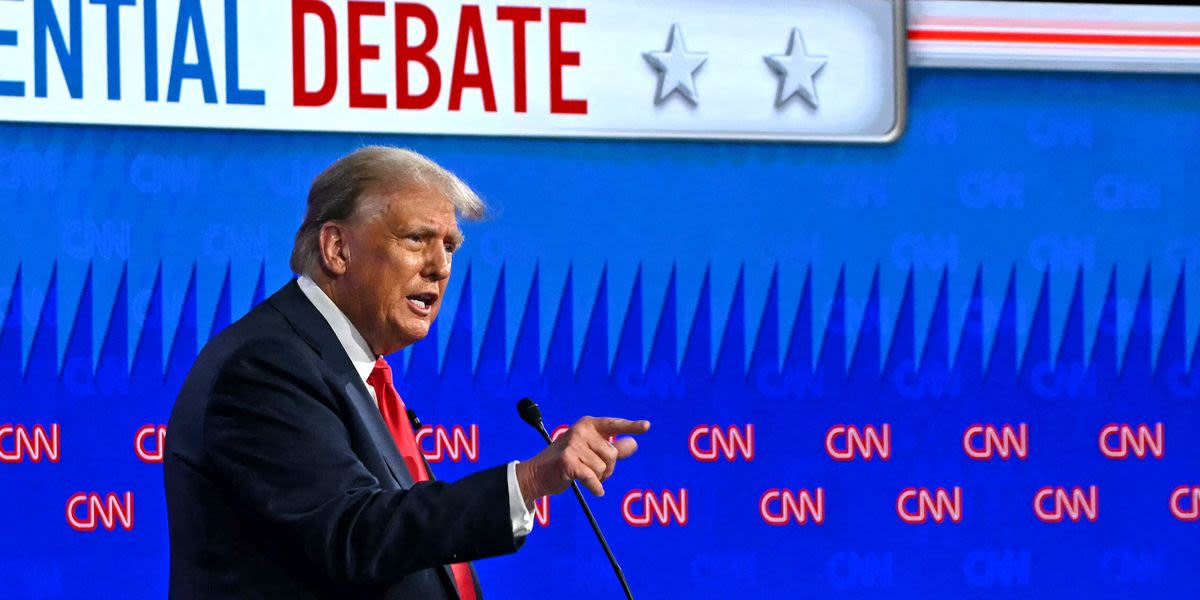 Trump Repeats His Same Old Abortion Lies During Debate