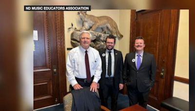 North Dakota Music Educators Association meets with congressional delegation