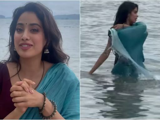 Janhvi Kapoor Shoots For Devara's Chuttamale In Jellyfish-Infested Waters, Calls It 'Life Threatening Moment' In BTS