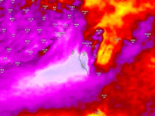 一圖曝未來10天降雨模擬 專家：下周一、二降雨高峰，會下滿多天的