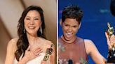 How Michelle Yeoh and Halle Berry, the only two women of color to win best actress at the Oscars, tackled race and ageism in their acceptance speeches 21 years apart