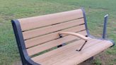 Woonsocket added armrests to park benches. Why they're being called 'hostile architecture.'