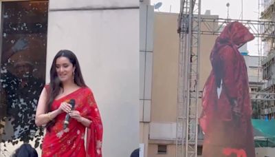 Stree 2 Teaser: Shraddha Kapoor Unveils FIRST LOOK, Makes Surprise Appearance During Munjya Screening - News18