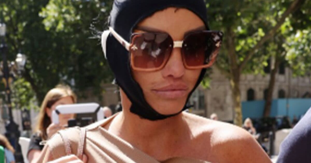 Katie Price shows true colours as bankrupt star's 'mask slips' outside court