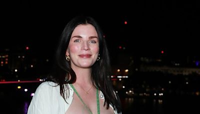 Aisling Bea, 40, shows off her blooming baby bump