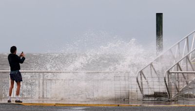 Watch: View from Florida as Hurricane Debby makes landfall