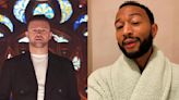Justin Timberlake Hugs John Legend; Gives Him A Shoutout In The Middle Of His Concert