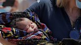 Greece: Stranded on tiny island, migrant mother gives birth