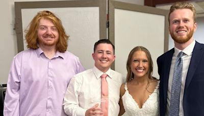 Unexpected wedding guests make Bismarck couple’s big day unforgettable
