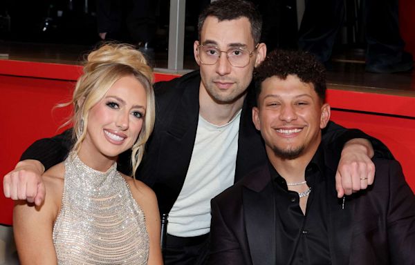 The Taylor Swift Alchemy! Patrick and Brittany Mahomes Pose with Jack Antonoff at the Time100 Gala
