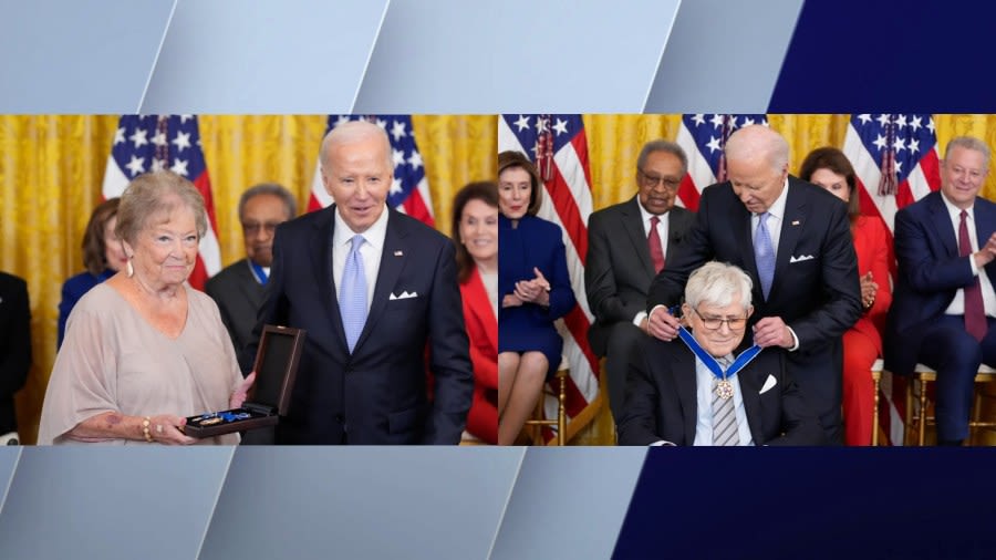 Biden honors Jim Thorpe, Phil Donahue with Presidential Medal of Freedom