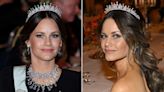 Princess Sofia of Sweden Wears Her Wedding Tiara 2 Different Ways on Back-to-Back Days