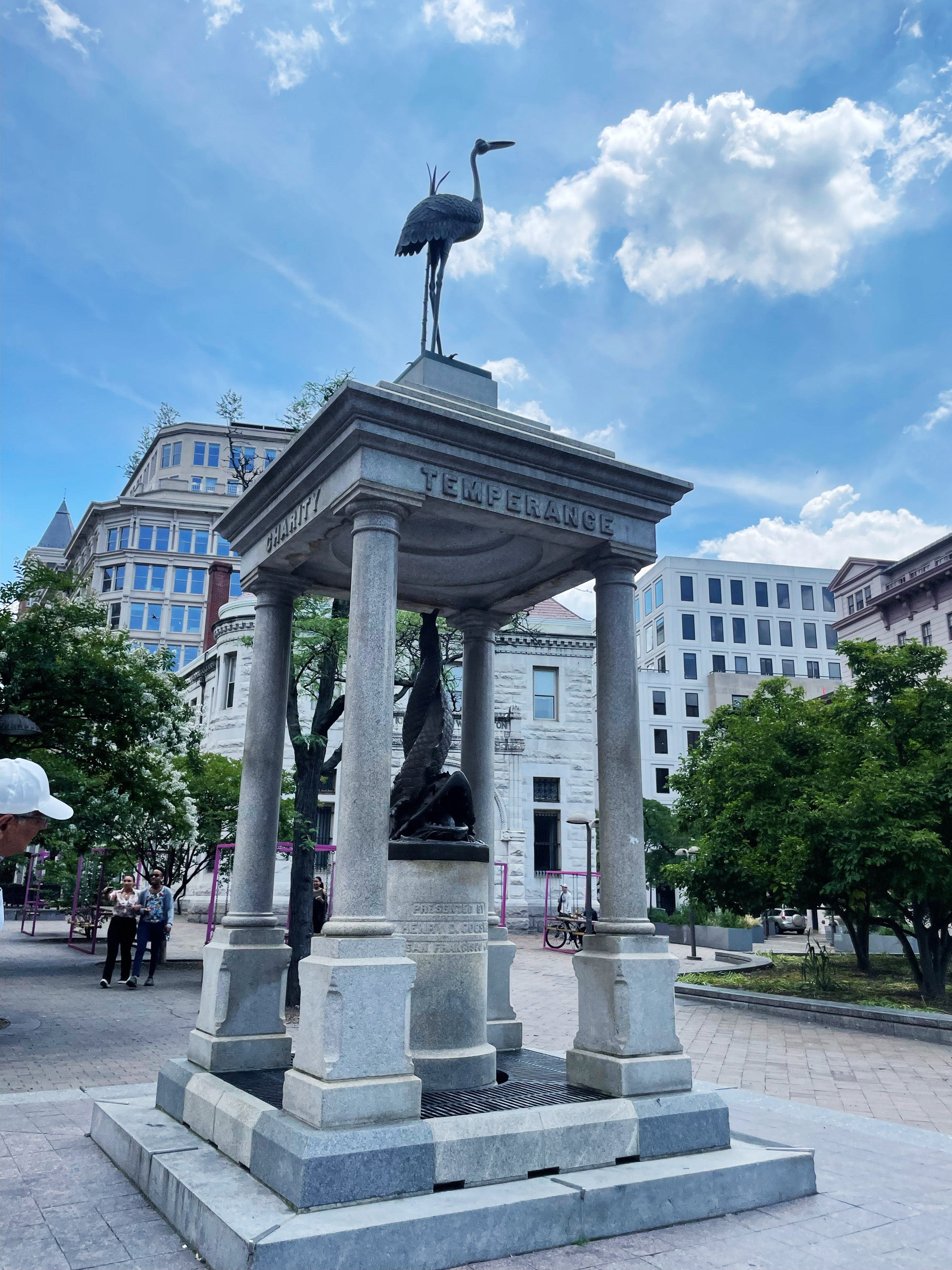 The ‘monstrosity of art’ fountain in DC for teetotalers: Local hidden gem