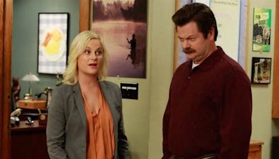 Amy Poehler Reveals She "Would End A Scene" On 'Parks And Rec' By Making Out With Nick Offerman: "It Really Made Us Laugh"