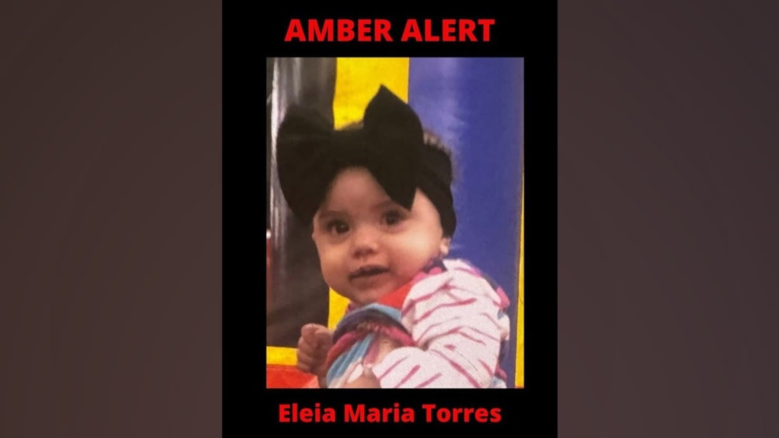 Abducted 10-month-old girl has been found, officials say