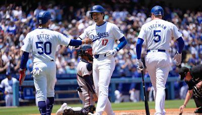 Shohei Ohtani hits two homers as Dodgers sweep the Braves