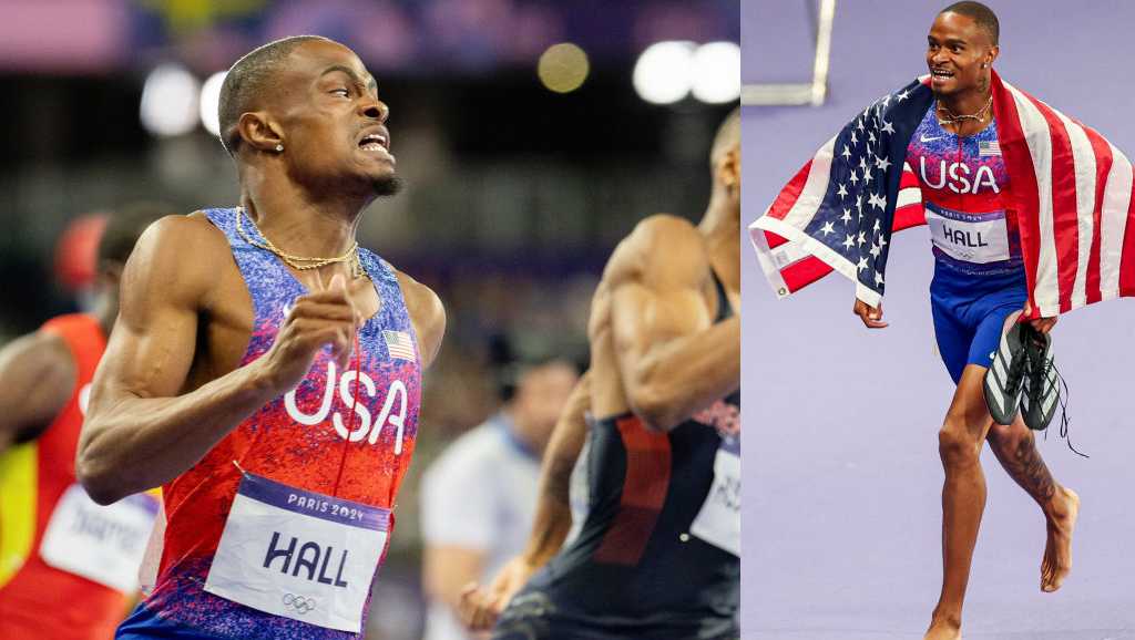 Watch: USA’s Quincy Hall electrifies with out-of-nowhere comeback to win Olympic gold