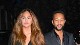 Chrissy Teigen Ditches Pants for Mini Shorts and Sheer Blouse on Date With John Legend