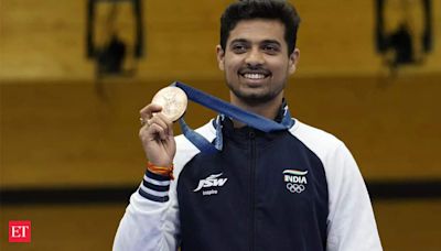 Late bloomer Swapnil Kusale lands India's third medal at Paris Olympics - The Economic Times