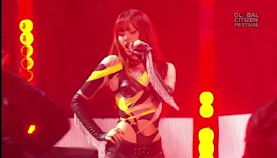 BLACKPINK's Lisa shines bright at the Global Citizen Festival with unreleased track debut - watch video