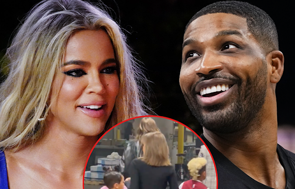 Khloe Kardashian Brings Kids to See Tristan Thompson Play for 1st Time