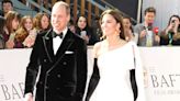 Kate pairs recycled Bafta dress with £17.99 Zara earrings at 2023 awards