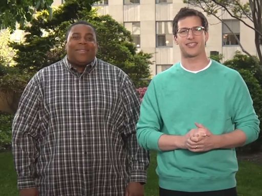 Watch Andy Samberg gush over 'SNL' costar Kenan Thompson: 'Still killing it'