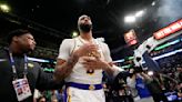 Anthony Davis leaves Lakers season finale with back spasm, accuses Larry Nance Jr. of 'dangerous play'