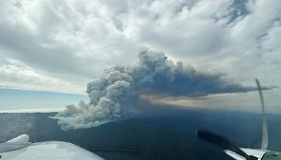 Uncontained California wildfire burns outside 'Bigfoot capital of the world'