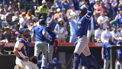 Varsho’s RBI single in the 10th lifts Toronto to 5-4 win over Seattle.