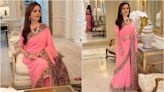 Nita Ambani is a vision to behold in Manish Malhotra's lotus pink handmade saree at Paris Olympics 2024. Check photos
