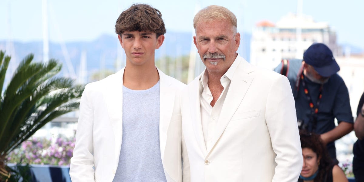 Kevin Costner says he 'selfishly' cast his son in 'Horizon': 'He's really beautiful in the movie'