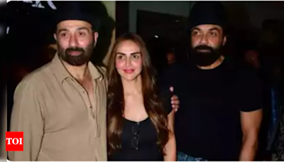 Throwback: When Esha Deol spoke about her relationship with half-brother Sunny Deol: "I see him as a father" | Hindi Movie News - Times of India