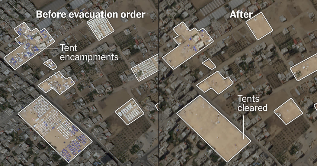 Maps Show Scarce Shelter and Medical Care as Rafah Operation Is Underway
