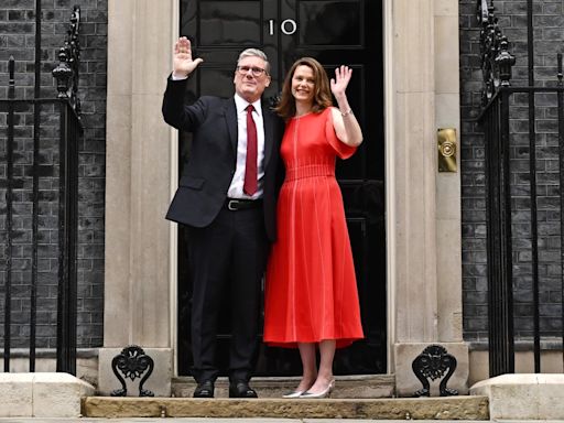 The Victoria Starmer fashion effect? £275 Me+Em red dress worn to walk into Number 10 sells out