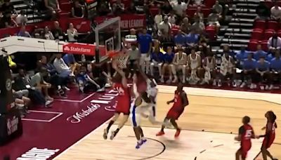 Matas Buzelis had NBA rookie class’ first poster dunk at Las Vegas Summer League