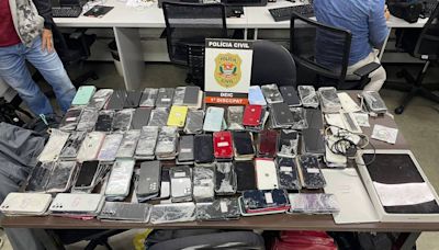 Polícia de SP devolve menos da metade dos celulares recuperados em operação após roubo