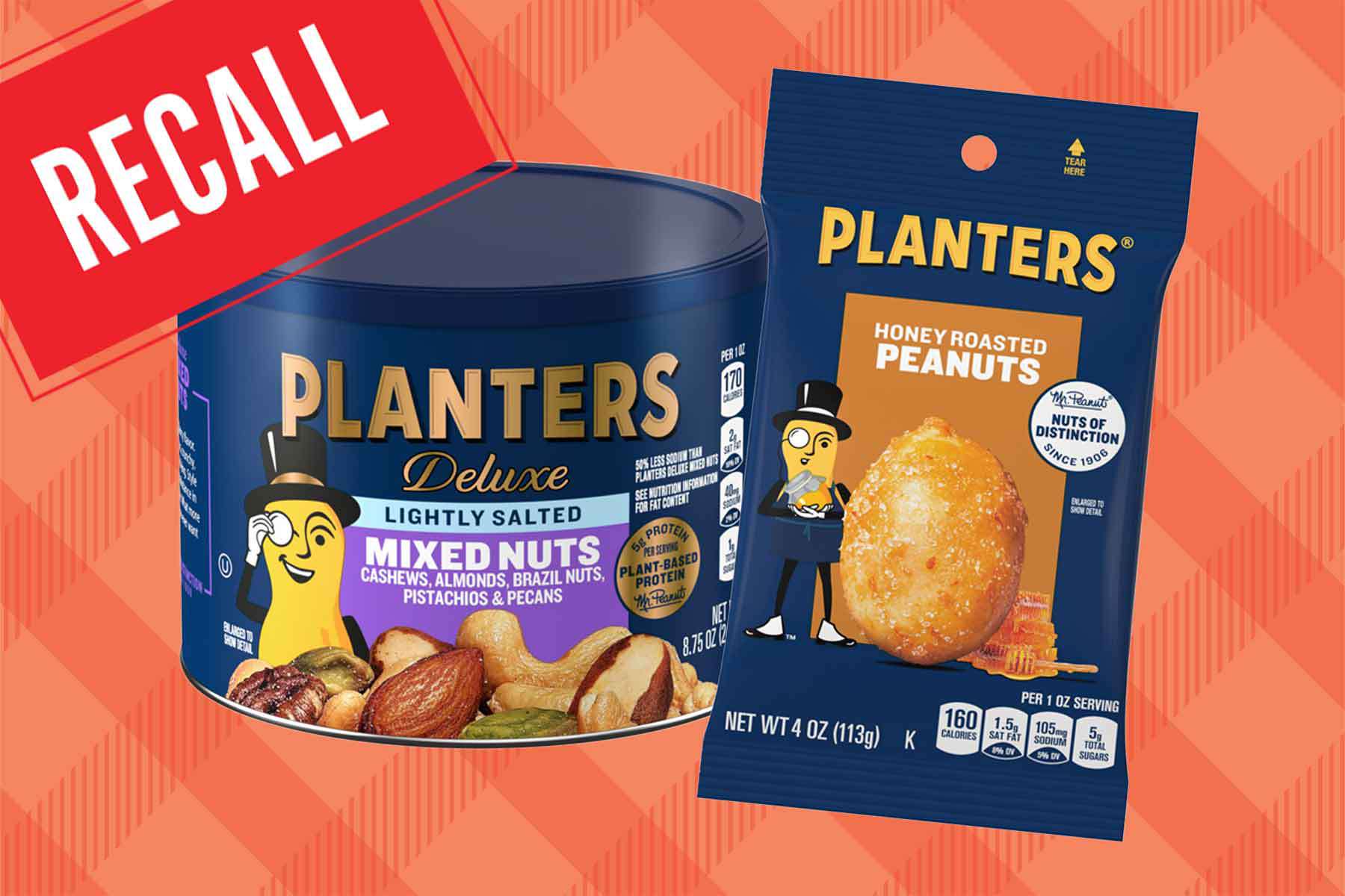 Planters Nuts Recalled In 9 Southern States Over Possible Listeria Contamination