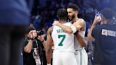 What Tatum, Brown told each other during embrace after Game 3 win