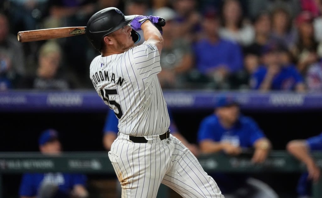 Hunter Goodman’s career night, Austin Gomber’s strong start lead Rockies past Cubs