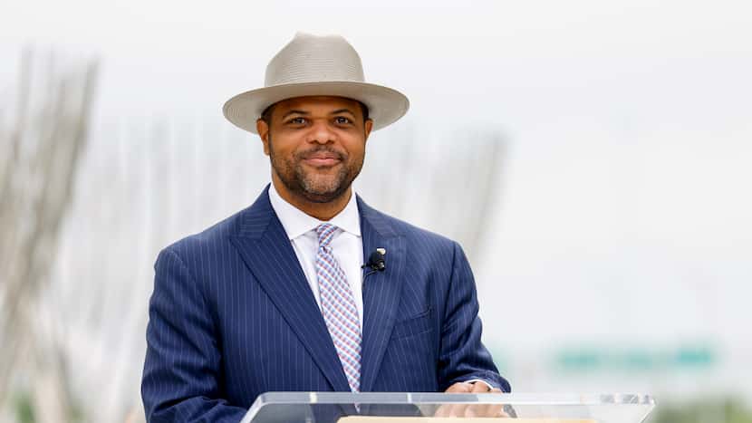 Dallas Mayor Eric Johnson says he opposes former city manager T.C. Broadnax getting payout