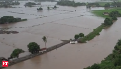 Video: Heavy rains submerge roads in 30 Gujarat villages - The Economic Times