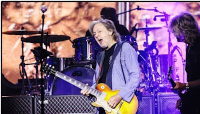 Paul McCartney ya ensaya para su show en Chile: mira aquí las fotos - La Tercera